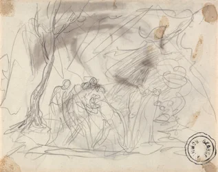Sketch for Canidia and the Youth
